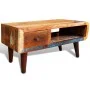 Coffee table with curved edge 1 drawer recycled wood by vidaXL, Coffee table - Ref: Foro24-241008, Price: 230,09 €, Discount: %