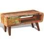 Couchtisch mit gebogener Kante, 1 Schublade aus recyceltem Holz von vidaXL, Couchtisch - Ref: Foro24-241008, Preis: 233,64 €,...
