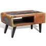 Couchtisch mit gebogener Kante, 1 Schublade aus recyceltem Holz von vidaXL, Couchtisch - Ref: Foro24-241008, Preis: 233,64 €,...