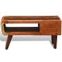 Coffee table with curved edge 1 drawer recycled wood by vidaXL, Coffee table - Ref: Foro24-241008, Price: 233,64 €, Discount: %