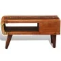 Coffee table with curved edge 1 drawer recycled wood by vidaXL, Coffee table - Ref: Foro24-241008, Price: 230,09 €, Discount: %