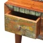 Coffee table with curved edge 1 drawer recycled wood by vidaXL, Coffee table - Ref: Foro24-241008, Price: 230,09 €, Discount: %