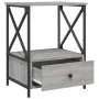 Nachttisch 2 Stk. Sonoma graues Holzwerkstoff 50x41x65 cm von vidaXL, Nachttische - Ref: Foro24-826090, Preis: 87,50 €, Rabat...