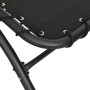 Tumbona con toldo acero y tela color negro 167x80x195 cm de vidaXL, Tumbonas - Ref: Foro24-362706, Precio: 100,03 €, Descuent...