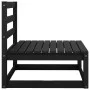 Central garden sofas and cushions 2 pcs anthracite pine wood by vidaXL, Modular outdoor sofas - Ref: Foro24-805739, Price: 18...