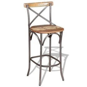 Küchen-Barhocker aus recyceltem Massivholz von vidaXL, Küchenhocker - Ref: Foro24-244014, Preis: 154,73 €, Rabatt: %