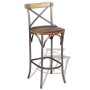 Küchen-Barhocker aus recyceltem Massivholz von vidaXL, Küchenhocker - Ref: Foro24-244014, Preis: 158,61 €, Rabatt: %
