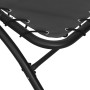 Tumbona con toldo acero y tela gris oscuro 167x80x195 cm de vidaXL, Tumbonas - Ref: Foro24-362707, Precio: 84,75 €, Descuento: %
