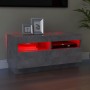 TV-Schrank mit LED-Leuchten betongrau 80x35x40 cm von vidaXL, TV-Möbel - Ref: Foro24-804449, Preis: 71,14 €, Rabatt: %