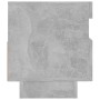 Mueble de TV con luces LED gris hormigón 80x35x40 cm de vidaXL, Muebles TV - Ref: Foro24-804449, Precio: 73,37 €