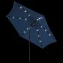 Gartenschirm mit LED-Beleuchtung, himmelblauer Stahlstab, 300 cm von vidaXL, Sonnenschirme - Ref: Foro24-47135, Preis: 98,95 ...