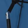 Garden umbrella with LED lights sky blue steel pole 300cm by vidaXL, Umbrellas - Ref: Foro24-47135, Price: 98,95 €, Discount: %
