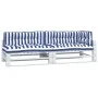 Pallet cushions 5 pieces blue and white striped fabric by vidaXL, Cushions for chairs and sofas - Ref: Foro24-360792, Price: ...