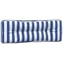 Pallet cushions 5 pieces blue and white striped fabric by vidaXL, Cushions for chairs and sofas - Ref: Foro24-360792, Price: ...