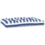 Pallet cushions 5 pieces blue and white striped fabric by vidaXL, Cushions for chairs and sofas - Ref: Foro24-360792, Price: ...