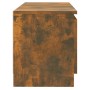 TV-Schrank mit LED-Leuchten, geräucherte Eiche, 120 x 30 x 35,5 cm von vidaXL, TV-Möbel - Ref: Foro24-815708, Preis: 73,81 €,...