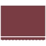 Toldo Retráctil Manual Rojo burdeos 350x250 cm tela