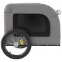 Haustier-Fahrradanhänger, Eisen-Oxford-Gewebe, Orange-Grau von vidaXL, Kinderwagen für Haustiere - Ref: Foro24-93837, Preis: ...