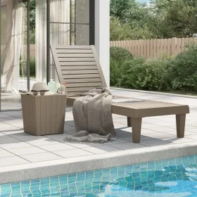 Hellbraune Polypropylenliege 155x58x83 cm von vidaXL, Liegen - Ref: Foro24-364147, Preis: 151,96 €, Rabatt: %