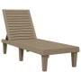 Light brown polypropylene lounger 155x58x83 cm by vidaXL, Loungers - Ref: Foro24-364147, Price: 157,72 €, Discount: %