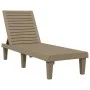 Light brown polypropylene lounger 155x58x83 cm by vidaXL, Loungers - Ref: Foro24-364147, Price: 151,96 €, Discount: %