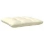 2-seater solid pine wood garden sofa with cream cushions by vidaXL, Modular outdoor sofas - Ref: Foro24-806661, Price: 101,62...