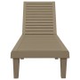 Light brown polypropylene lounger 155x58x83 cm by vidaXL, Loungers - Ref: Foro24-364147, Price: 157,72 €, Discount: %