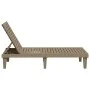 Light brown polypropylene lounger 155x58x83 cm by vidaXL, Loungers - Ref: Foro24-364147, Price: 151,96 €, Discount: %
