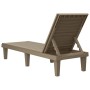 Light brown polypropylene lounger 155x58x83 cm by vidaXL, Loungers - Ref: Foro24-364147, Price: 157,72 €, Discount: %