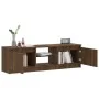 TV-Möbel mit LED-Leuchten, braune Eiche 120x30x35,5 cm von vidaXL, TV-Möbel - Ref: Foro24-815710, Preis: 74,15 €, Rabatt: %