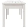 2-Sitzer Gartenbank Kiefer massiv weiß 159,5x44x45 cm von vidaXL, Gartenbänke - Ref: Foro24-824012, Preis: 97,74 €, Rabatt: %