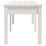 2-Sitzer Gartenbank Kiefer massiv weiß 159,5x44x45 cm von vidaXL, Gartenbänke - Ref: Foro24-824012, Preis: 102,44 €, Rabatt: %