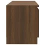 Mueble de TV con luces LED marrón roble 120x30x35,5 cm de vidaXL, Muebles TV - Ref: Foro24-815710, Precio: 74,15 €, Descuento: %