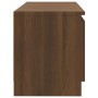 Mueble de TV con luces LED marrón roble 120x30x35,5 cm de vidaXL, Muebles TV - Ref: Foro24-815710, Precio: 81,80 €, Descuento: %
