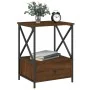 Mesitas noche 2 uds madera ingeniería marrón roble 50x41x65 cm de vidaXL, Mesitas de noche - Ref: Foro24-826092, Precio: 87,5...
