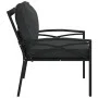 Steel garden chair with gray cushions 68x76x79 cm by vidaXL, Modular outdoor sofas - Ref: Foro24-362714, Price: 110,62 €, Dis...
