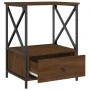 Mesitas noche 2 uds madera ingeniería marrón roble 50x41x65 cm de vidaXL, Mesitas de noche - Ref: Foro24-826092, Precio: 87,5...