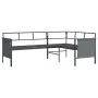 Garten-Ecksofa aus Stahl und anthrazitgrauem Textilene von vidaXL, Gartensets - Ref: Foro24-362811, Preis: 236,82 €, Rabatt: %