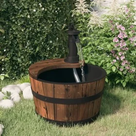 Water fountain with solid spruce wood pump 28x28x34.5 cm by vidaXL, Fountains and waterfalls - Ref: Foro24-363334, Price: 60,...