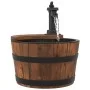 Wasserfontäne mit Pumpe massives Tannenholz 28x28x34,5 cm von vidaXL, Brunnen und Wasserfälle - Ref: Foro24-363334, Preis: 60...