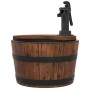 Wasserfontäne mit Pumpe massives Tannenholz 28x28x34,5 cm von vidaXL, Brunnen und Wasserfälle - Ref: Foro24-363334, Preis: 67...