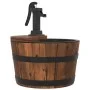 Wasserfontäne mit Pumpe massives Tannenholz 28x28x34,5 cm von vidaXL, Brunnen und Wasserfälle - Ref: Foro24-363334, Preis: 60...