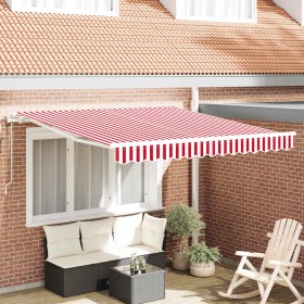 Toldo Retráctil 350 x 250 cm red and white