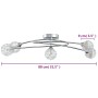 Deckenleuchte mit Drahtschirmen und 5 G9-LED-Lampen von vidaXL, Deckenleuchten - Ref: Foro24-337909, Preis: 52,65 €, Rabatt: %