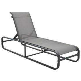 Aluminum and textilene sun lounger by vidaXL, Loungers - Ref: Foro24-47843, Price: 112,74 €, Discount: %