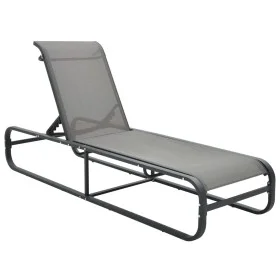Aluminum and textilene sun lounger by vidaXL, Loungers - Ref: Foro24-47843, Price: 110,44 €, Discount: %