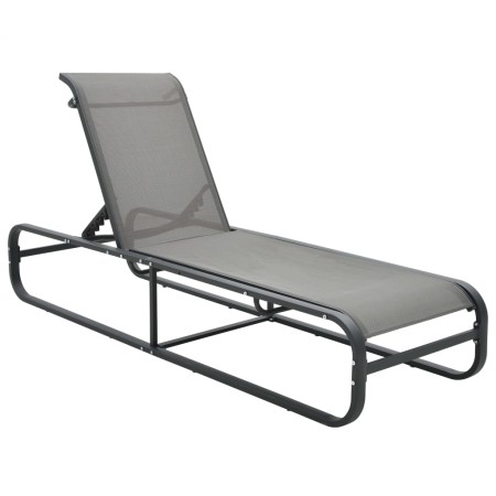 Tumbona de aluminio y textilene de vidaXL, Tumbonas - Ref: Foro24-47843, Precio: 112,69 €, Descuento: %