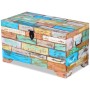 Aufbewahrungstruhe aus massivem Recyclingholz von vidaXL, Aufbewahrungskisten - Ref: Foro24-243277, Preis: 167,09 €, Rabatt: %