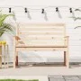 Banco de jardín madera maciza de pino 109x48x91,5 cm de vidaXL, Bancos de jardín - Ref: Foro24-824060, Precio: 79,40 €, Descu...