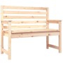Gartenbank aus massivem Kiefernholz 109x48x91,5 cm von vidaXL, Gartenbänke - Ref: Foro24-824060, Preis: 82,84 €, Rabatt: %